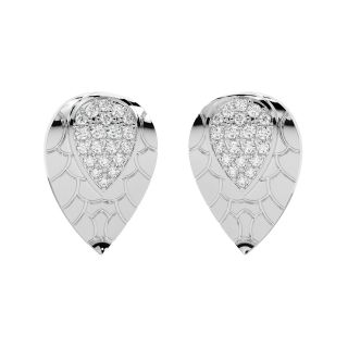 Romina Round Diamond Stud Earrings